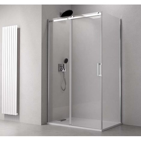 Polysan Thron - Box doccia Round 120x80 cm, Antidrop, vetro trasparente/cromo TL1280-5005 (1/5)