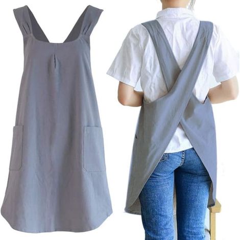 BelleRise - Tablier de cuisine pour femme, tablier de style japonais (1/5)
