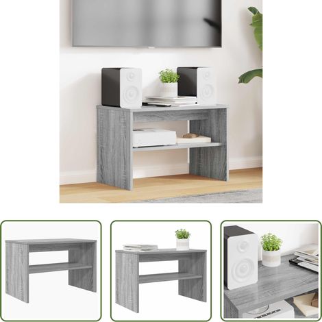 Rangement salon - Meuble TV Gris Sonoma 60 x 35 x 40 cm Bois d'ingénierie (1/5)