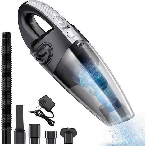 Aspirateur à main sans fil haute puissance, mini aspirateur portable rechargeable avec technologie de charge rapide, pour le nettoyage de la maison et de la voiture