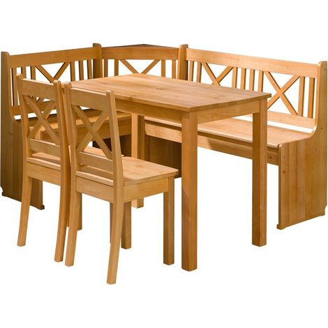 Banco esquinero Edmond 107 , Madera, De madera, Caja de almacenamiento