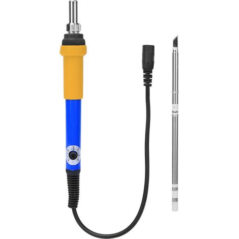 Fer à souder 12-24V réglable 200-400℃, chauffage rapide, kit bricolage DIY (bleu et jaune) (1/5)