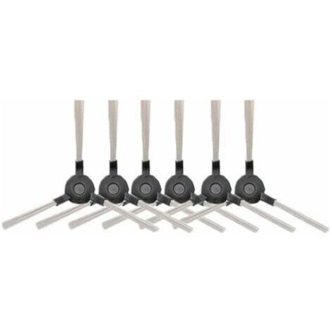 6 Pièces Brosses Latérales Robot Aspirateur Nettoyant Pièces pour Amibot Pure, Pulse et Prime,AMIBOT Prime H2O,AMIBOT Pure H2O,INHHUB