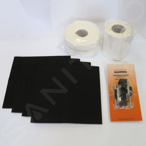 Kaldewei 687675600000 Ensemble d'insonorisation pour receveur de douche DWS