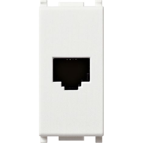 VIMAR - 14320 Prise RJ11 6/4 blanche