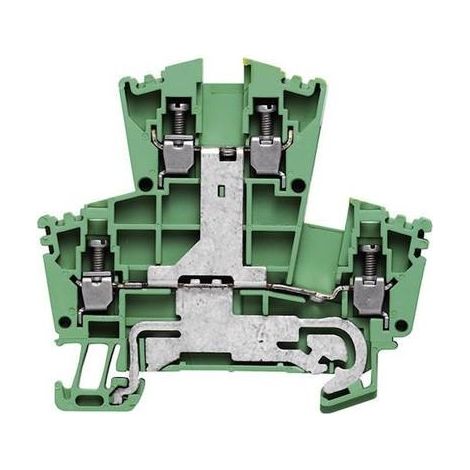 Weidmüller 1036300000-1 Morsetto doppio per conduttori di terra A vite Verde-Giallo 1 pz.