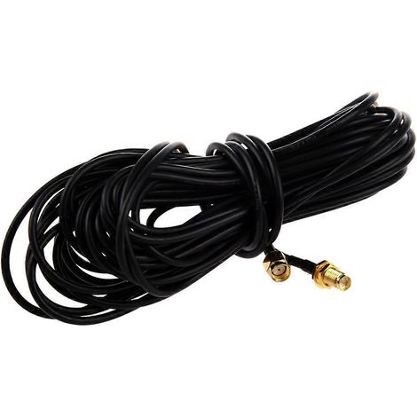 9m Meter Wifi Antenna Extension Cable Lead RP-SMA For Wi-Fi Routers-- (1/3)