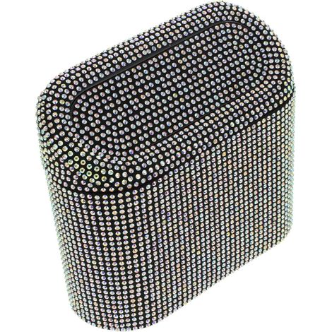 Poubelle Voiture Compacte Étanche Décorée de Strass Poubelle Auto Légère (1/5)