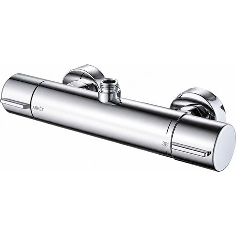 Mitigeur thermostatique mural de douche 8119 sortie haute chromé 8119 réf 0915 1 × 1 × 1 cm 790 g – Livraison gratuite