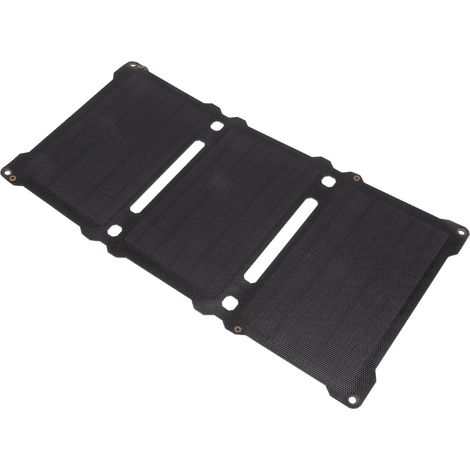 Faltbares Solarpanel 18V 5V 30W, tragbar, faltbares monokristallines Solarpanel für Outdoor-Aktivitäten wie Camping, Wandern und Bergsteigen, Schwarz (1/5)