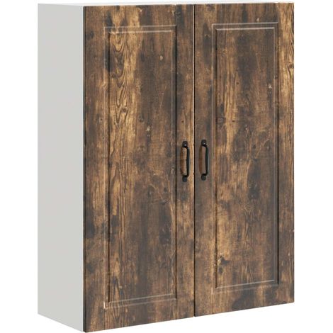 Maison Exclusive - Armario de Pared PORTO Roble ahumado 80 x 31 x