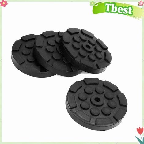 Coussinets de levage de levage automatique de voiture, 4 pièces, coussinets de bras ronds en caoutchouc pour voiture, coussinets de (1/4)