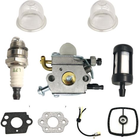 Carburetor compatible with PB-2155, ES-2100 paddle blower, C1U-K43B 909-075 document shredder (1/4)