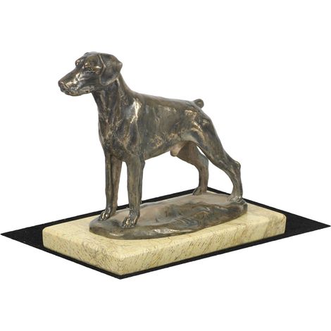 Doberman, Dobermann II - estatuilla de perro, figura de silueta de perro, trofeo para una exposición canina de la marca Art-Dog (1/5)