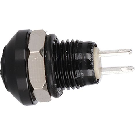 Bouton poussoir momentané mini 8 mm imperméable 1A 24V commutateur d'alimentation véhicule alliage zinc-aluminium (1/5)