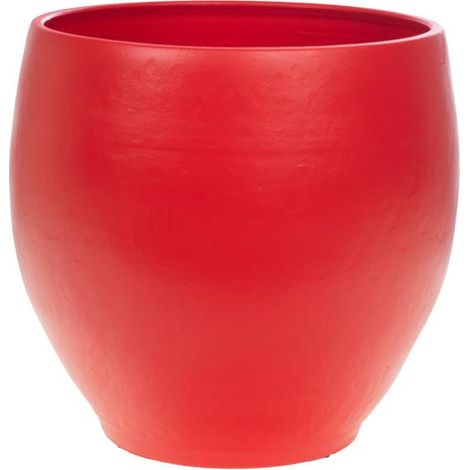 Amadeus - Cache pot Esna 39 x 38 cm rouge (1/2)