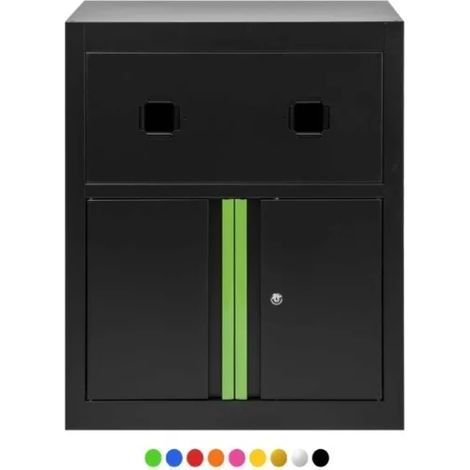 JBM Armadio per avvolgitori aria compressa ed elettrici 18403 - Verde