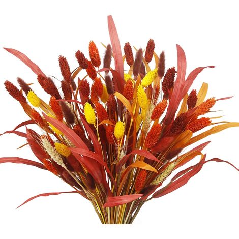 94 Pièce Fleurs Séchées Naturelles Automne Bouquet Paille de Fleurs Séchées Herbe de Pampa Blé Sèche pour Mariage Décoration Maison Fête Vase Arrangements Floraux Séchés Décoratifs (1/5)