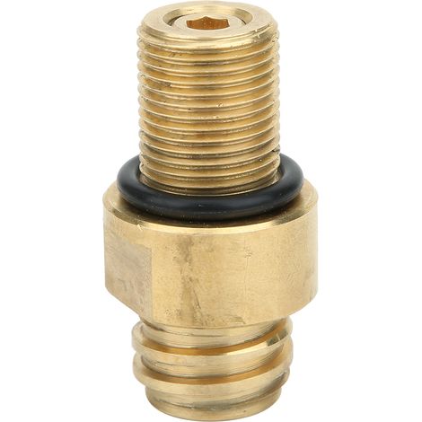 Accessoire de Recharge Valve à Broche Laiton pour Soda, Adaptateur Filetage M18x1.5, Remplissage CO2 (1/5)