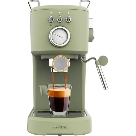 Machine Expresso 1,25 L Verte 1100 W 20 Bars Manomètre (1/2)