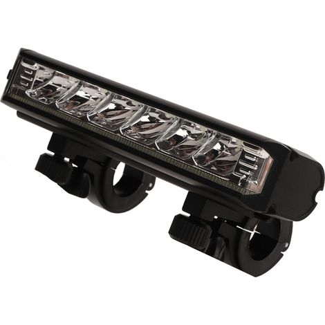 Ensemble de 6 lampes torches haute luminosité en alliage d'aluminium, rechargeables par USB, pour vélo de nuit, course à pied et randonnée en extérieur. (1/5)