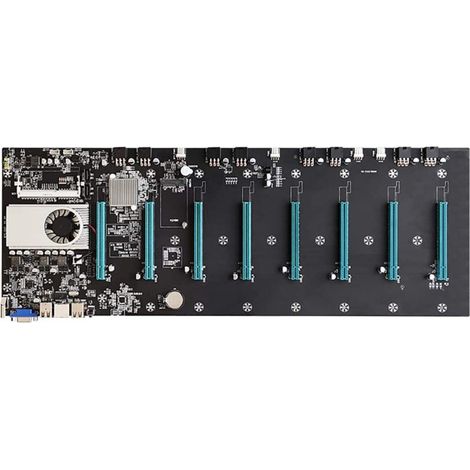 STI Scheda Madre Mining BTC S37 8 Porte PCI-e  SODIMM DDR3 SATA3.0 MSATA2.0 STI (1/3)
