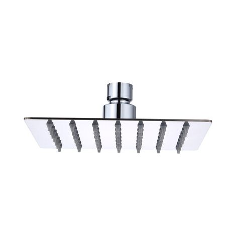 SOFFIONE DOCCIA INOX QUADRO 15X15 CM GROENLANDIA