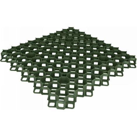 Grille verte de jardin 40mm / 60cm x 60cm Multi Grid, pour clôtures, structures et supports, verte, solide et durable.