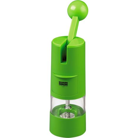 Moulin à Epices à Cliquet Inox Vert (1/5)