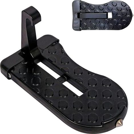 Marche Pied Camping Car,Repose Pied Voiture, Pédale Porte Voiture Pliable,Marchepieds de Porte Universels pour Véhicules avec Verrous de Porte en U SUV, Jeep, RV (1/5)