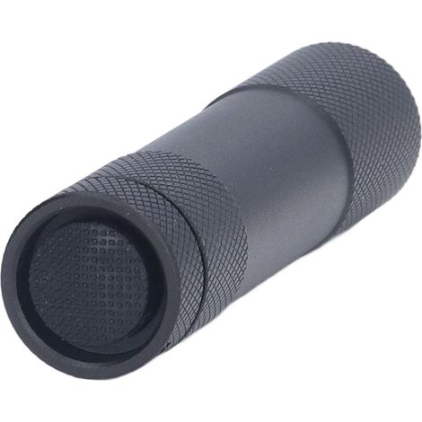 Lampe torche UV 365 nm, à piles, économe en énergie, mini lampe UV portable avec miroir noir pour identifier la mousse à chat (1/5)
