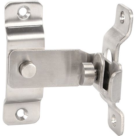 Loquets à bascule en acier inoxydable, loquet à angle droit, verrou de sécurité robuste pour porte de sécurité pour fenêtre, porte coulissante mobile, porte de grange, porte de salle de bain, 90 degré