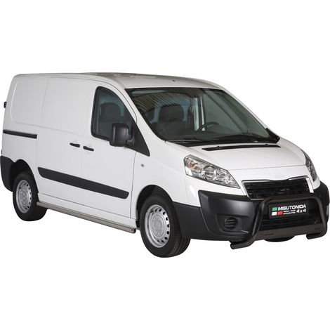 Pare-buffle Avant pour Peugeot Expert 2013-2016 63 mm en Acier Noir (1/5)