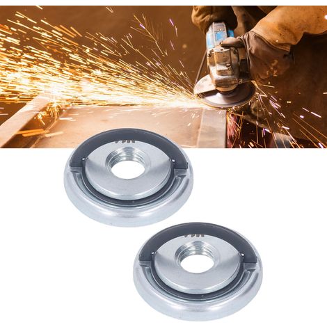 2-teiliges Set für Winkelschleifer mit selbstsichernder 45-mm-Druckplatte und M14-Innengewinde tragbares Schnellspannsystem Zubehör für die untere Druckplatte (1/5)