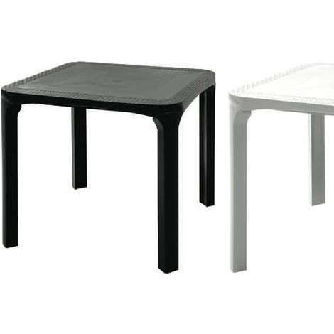 TAVOLI RATTAN OLE' BIANCHI 80X80