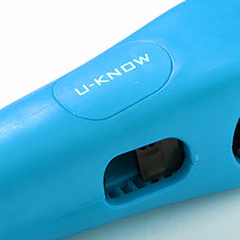 Antivol de moto avec poignée de guidon, verrouillage électrique robuste par torsion et alarme sonore bleue (1/5)