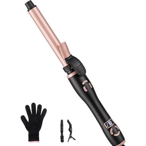 Boucleur a Cheveux Fer a Boucler Automatique - Fer à Friser Automatique Grandes Boucles 25 mm Beach Waves Bigoudi pour Cheveux Longs Hair Curler Chauffage (1/5)