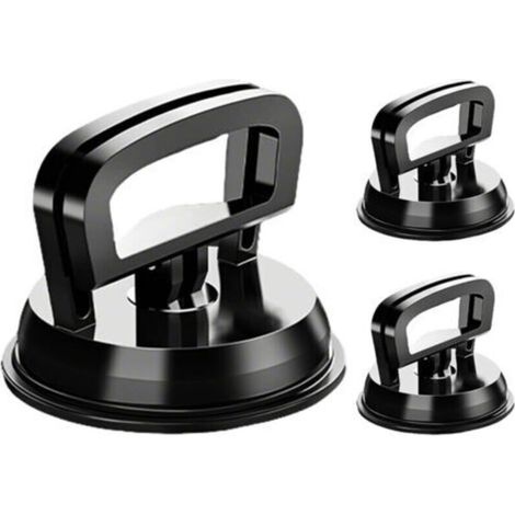 Ensemble de 3 ventouses pour carrosserie de voiture, comprenant 1 grande et 2 petites ventouses, noires (1/4)