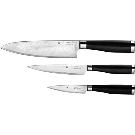 Set coltelli da cucina WMF yari 3 pezzi acciaio damasco ergonomico (1/4)