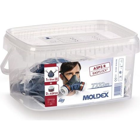 Boîte de protection respiratoire 723202 1x700201, 2x filtre A2P3 923001 (1/3)