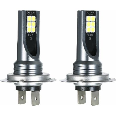 Ampoule Led H7 - 110 W - 6500 K - Pour Phare Antibrouillard Et Feu De Position - Lot De 2 (1/5)