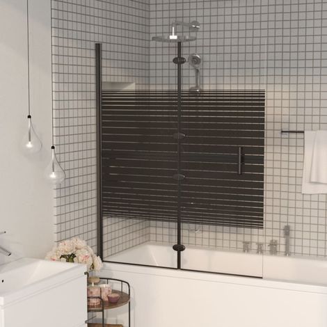 Cabine de douche pliable ESG 100x140 cm Noir (1/5)
