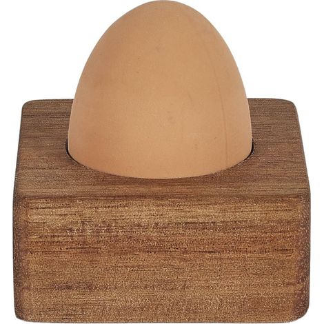 Quadratischer Eierhalter aus Akazie (1/5)