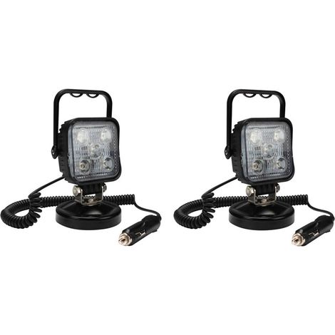 LED Scheinwerferset: Arbeitsleuchten mit Magnet, Werkstattlampen 15 Watt (1/5)