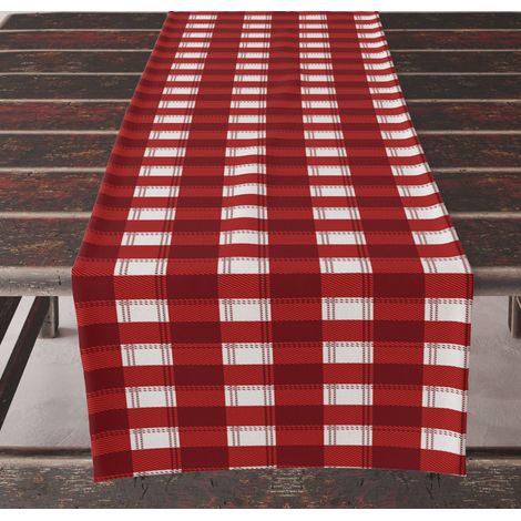 (33x183CM)Coureur de table en lin Pour l'extérieur, le balcon, l'intérieur et la décoration de fête (1/3)