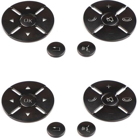 24 autocollants de garniture pour boutons et interrupteurs de volant de voiture pour Classe C, E et S W204, W212, W221, X204, C200 et C250-AquaForge (1/5)