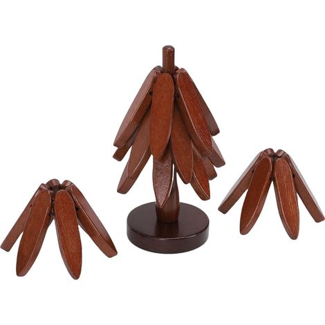 Dessous de plat en bois, forme arbre (1/5)