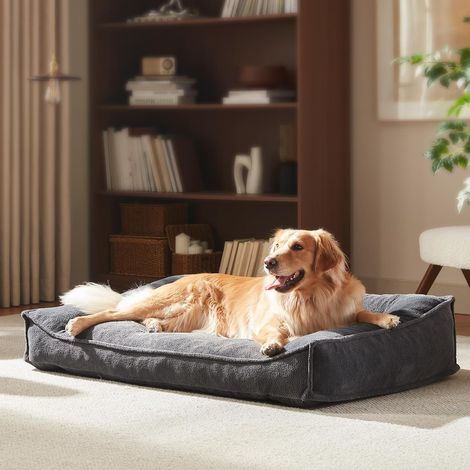 Panier Chien Grand XL Épais et Ergonomique Lit Chien,107x78x24cm (1/5)