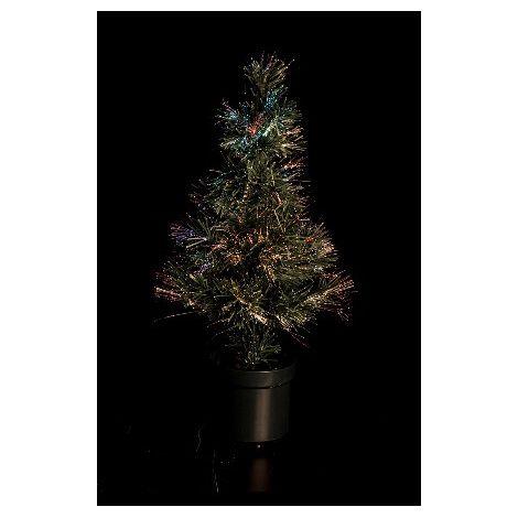 Árbol de Navidad Led Fibra Óptica Multicolor con Efectos
