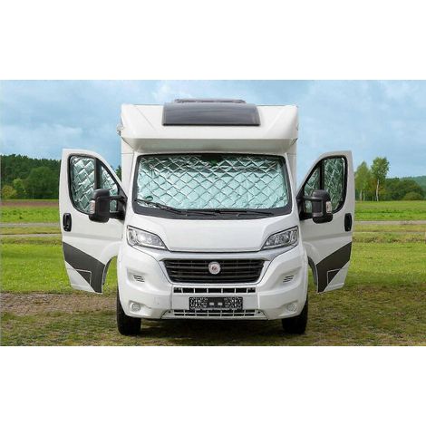 Pare-soleil thermique intérieur pour pare-brise de voiture, kit de pare-soleil pour vitre relevable, compatible Fiat Ducato 2006-2022 (1/4)
